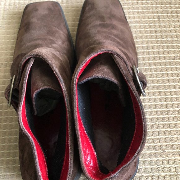 Salvatore Ferragamo Cobbie Women's Brown SuedeBoot - Picture 6 of 14